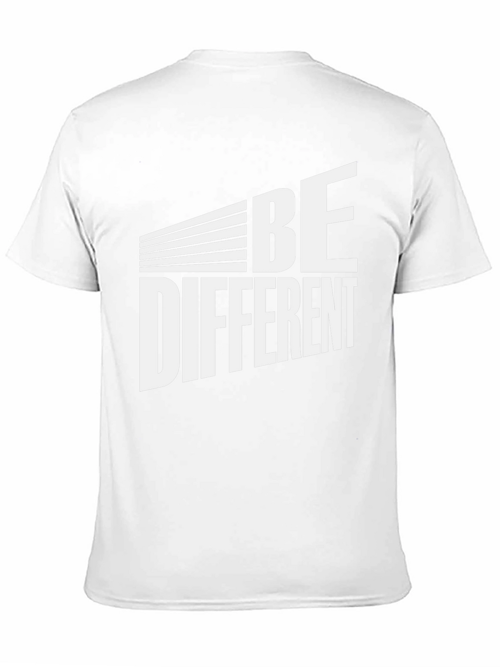 Be Different Graphic Tee - Black Cotton Blend T-Shirt