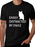 Easily Distracted by Owls T-Shirt