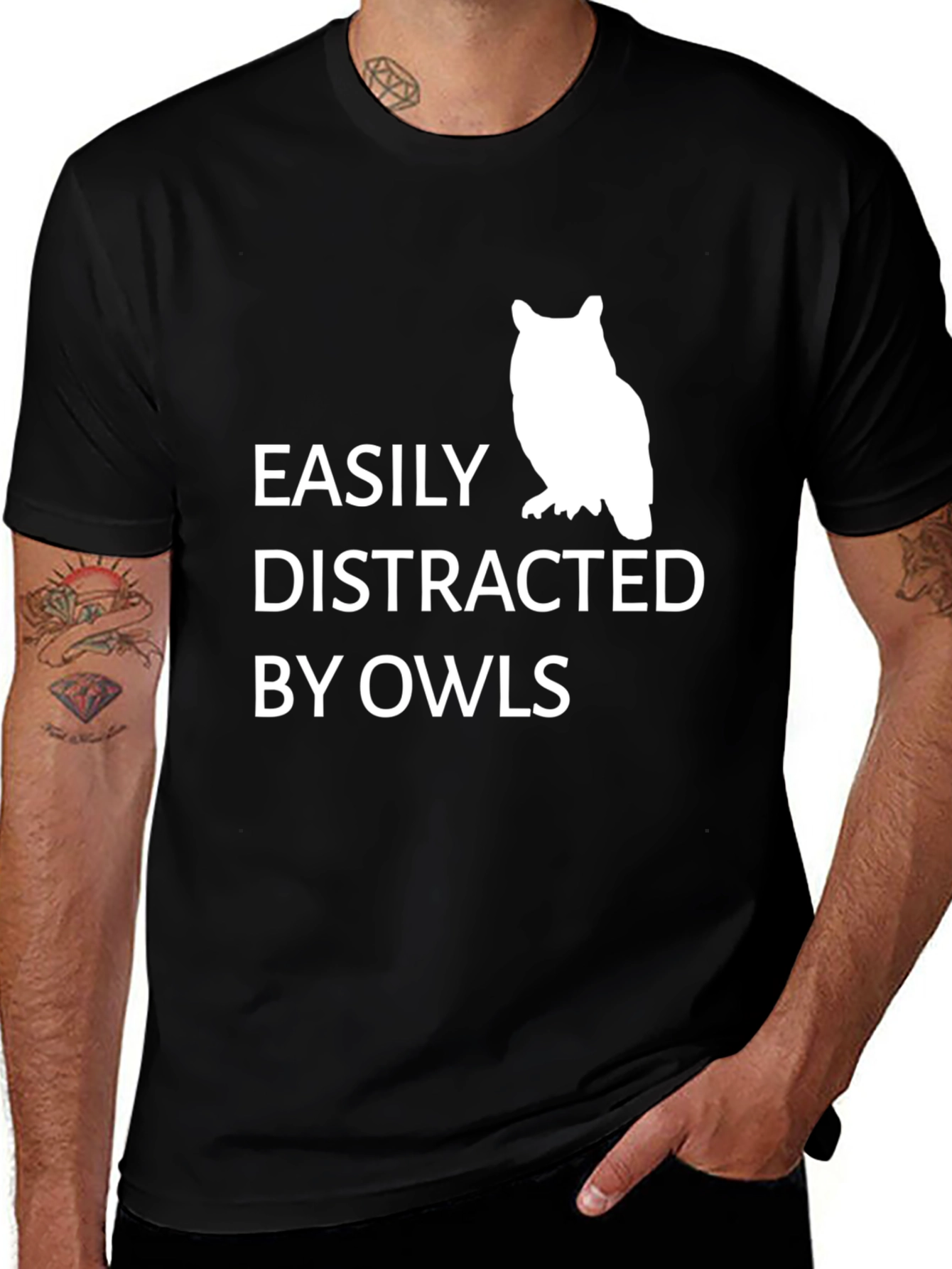 Easily Distracted by Owls T-Shirt