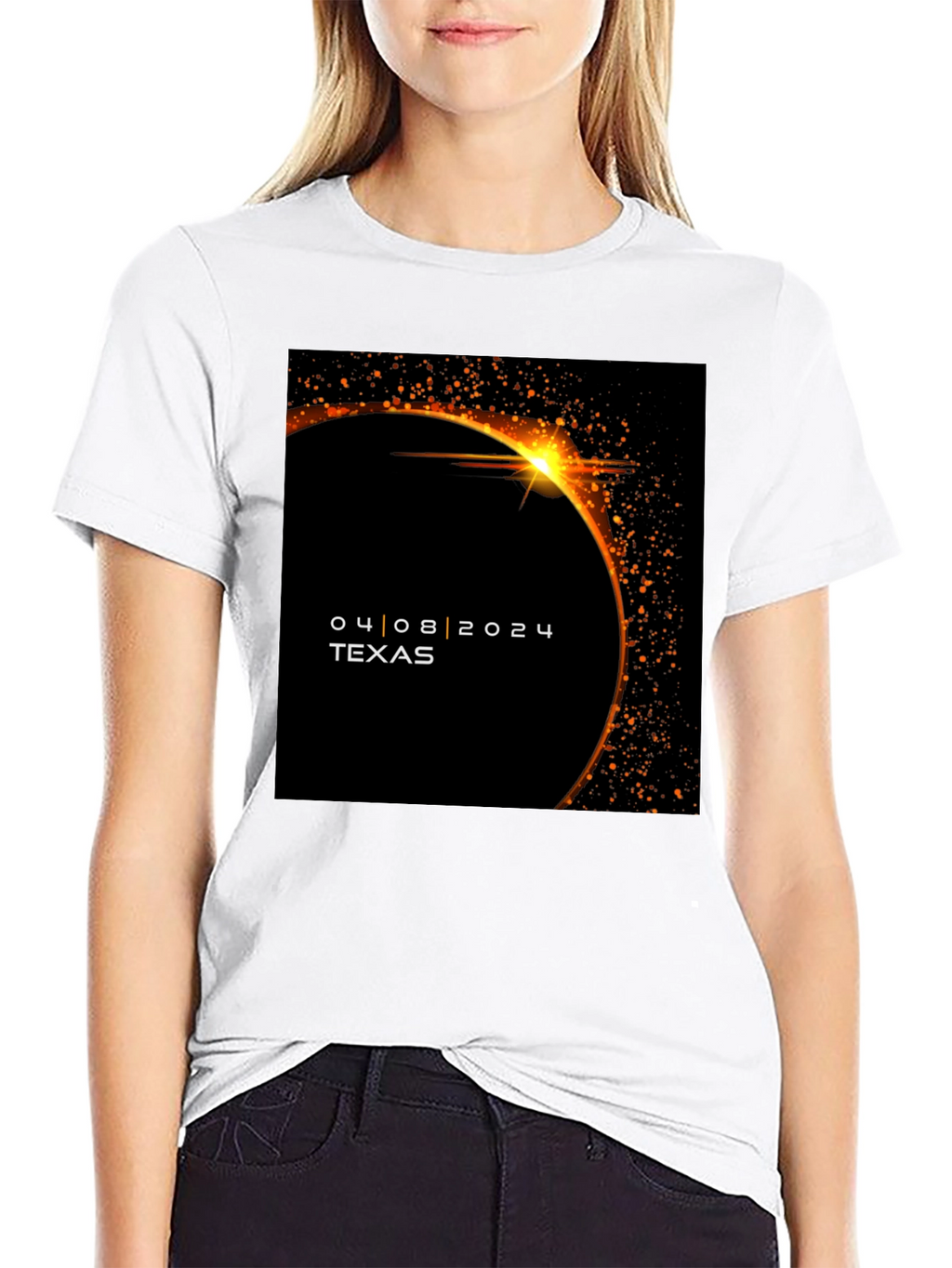 Texas Solar Eclipse 04.08.2024 T-Shirt
