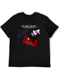 Oldschool Graphic Print Tee - Black