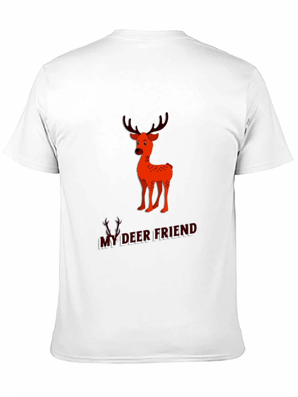 My Deer Friend Black Graphic Tee