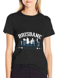 Brisbane Skyline Graphic T-Shirt - Est. 1901