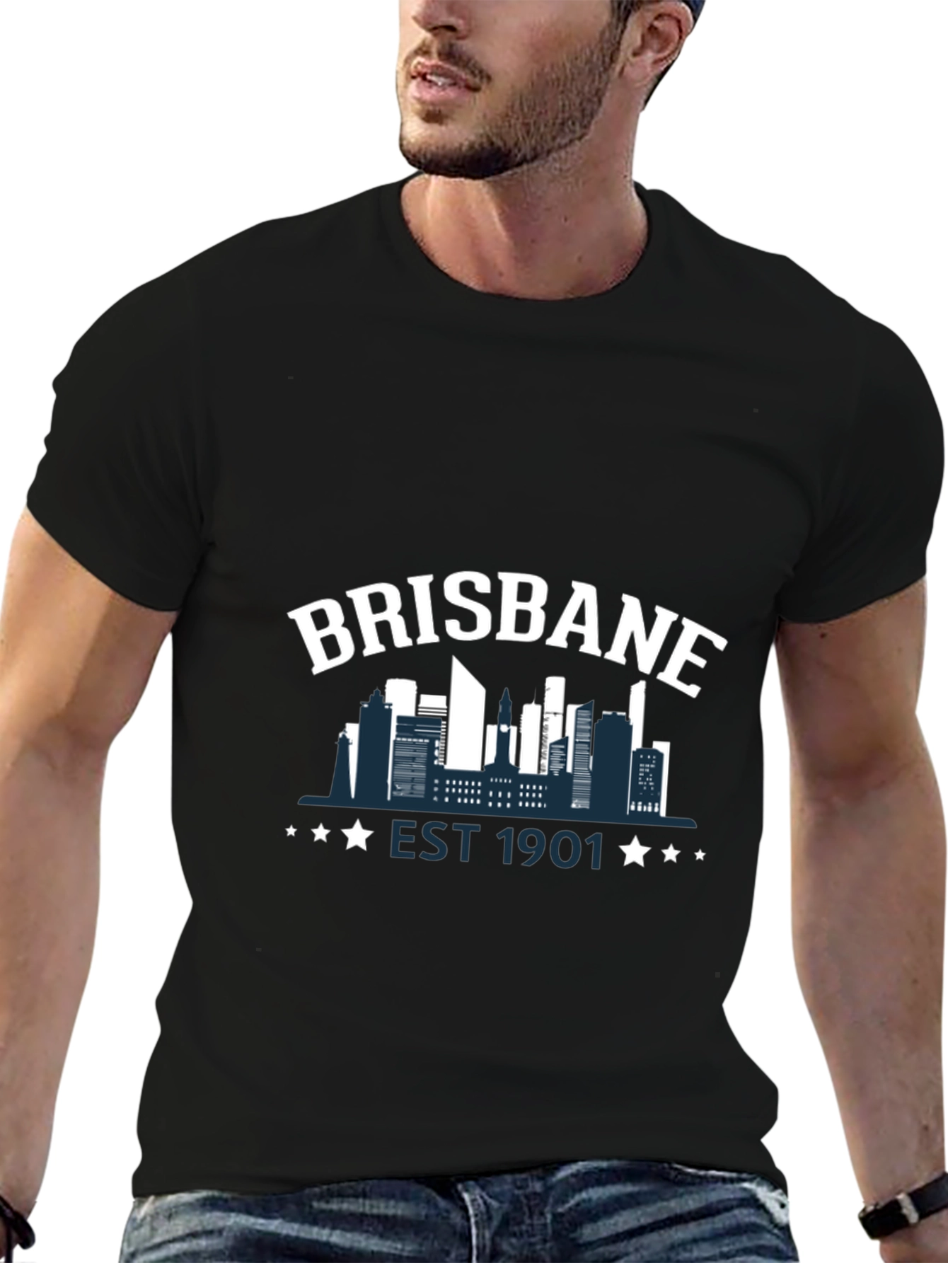 Brisbane Skyline Graphic T-Shirt - Est. 1901