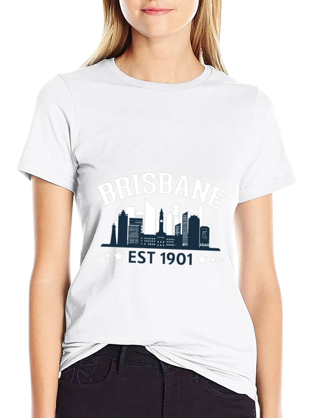 Brisbane Skyline Graphic T-Shirt - Est. 1901