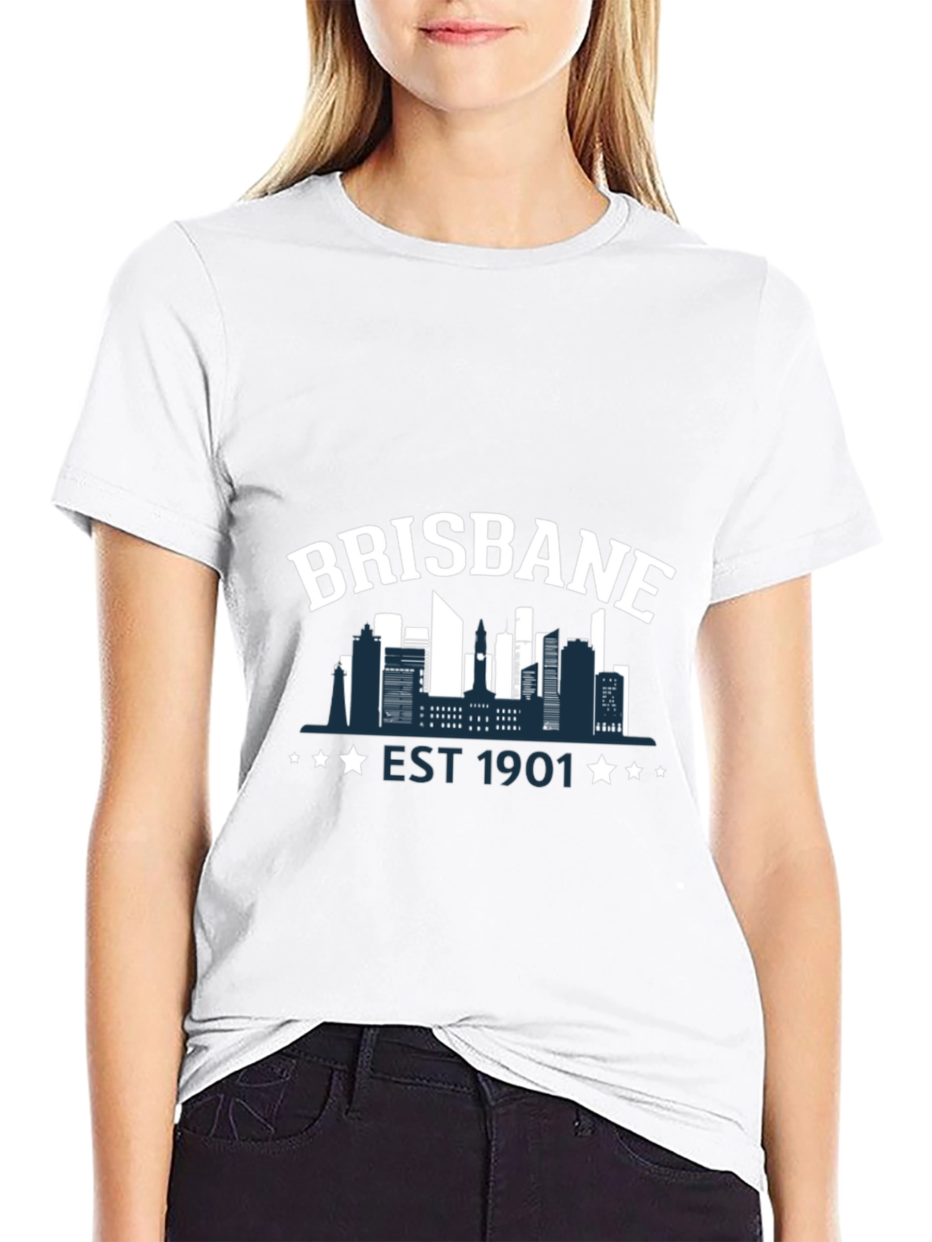 Brisbane Skyline Graphic T-Shirt - Est. 1901