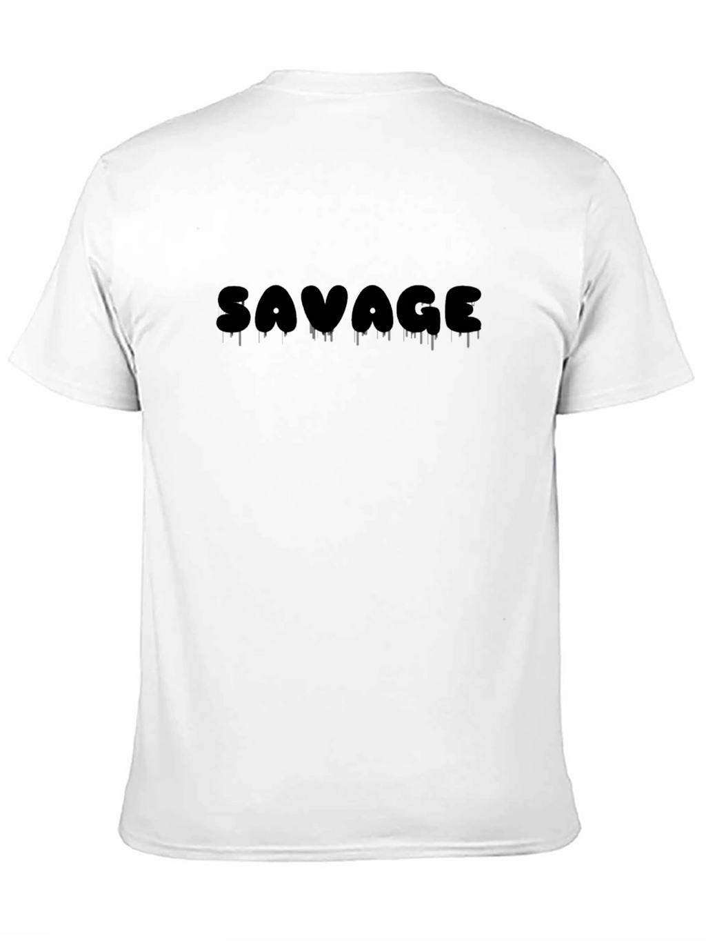 Savage Graphic Print Mens Black T-Shirt