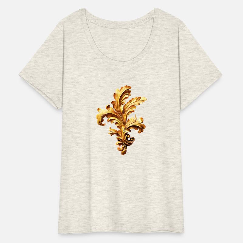 Golden Baroque Floral Ornament
