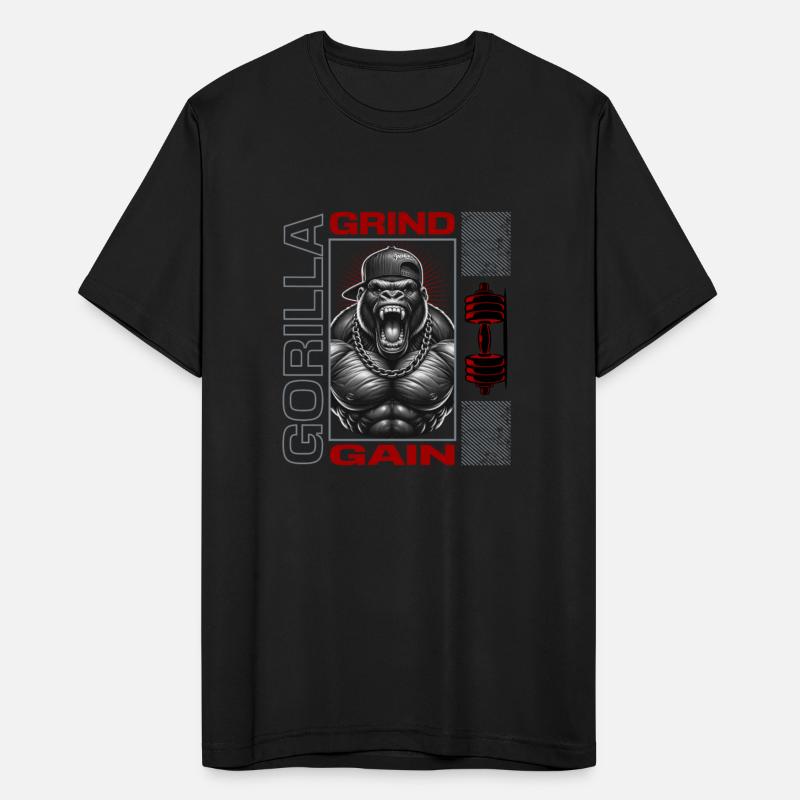 Gorilla Grind Gain Workout Gym Fitness Strength