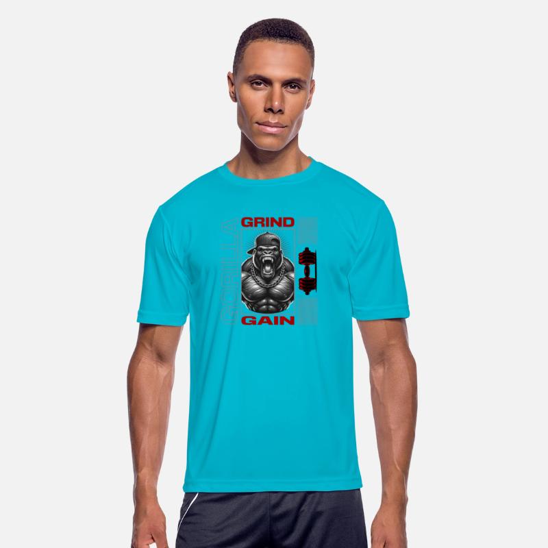 Gorilla Grind Gain Workout Gym Fitness Strength