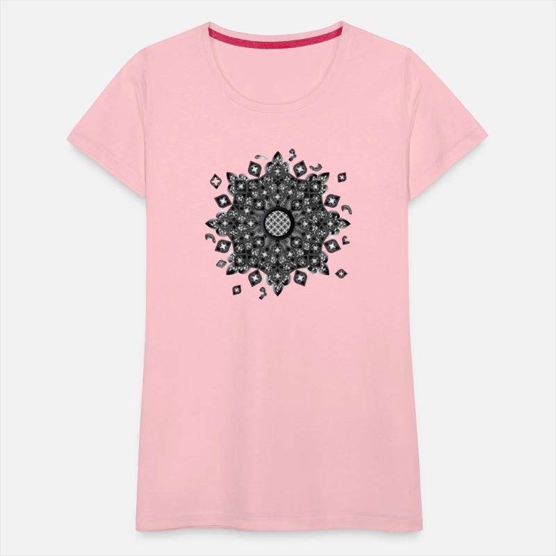 Gothic rosette stained glass ornament