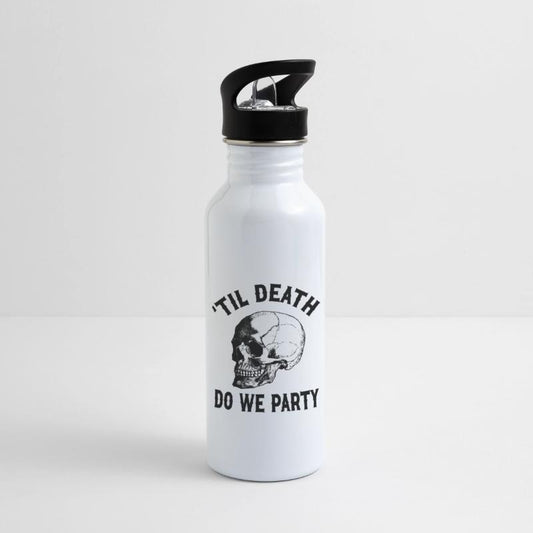 Gothic Wedding Til Death Do We Party Skull Design