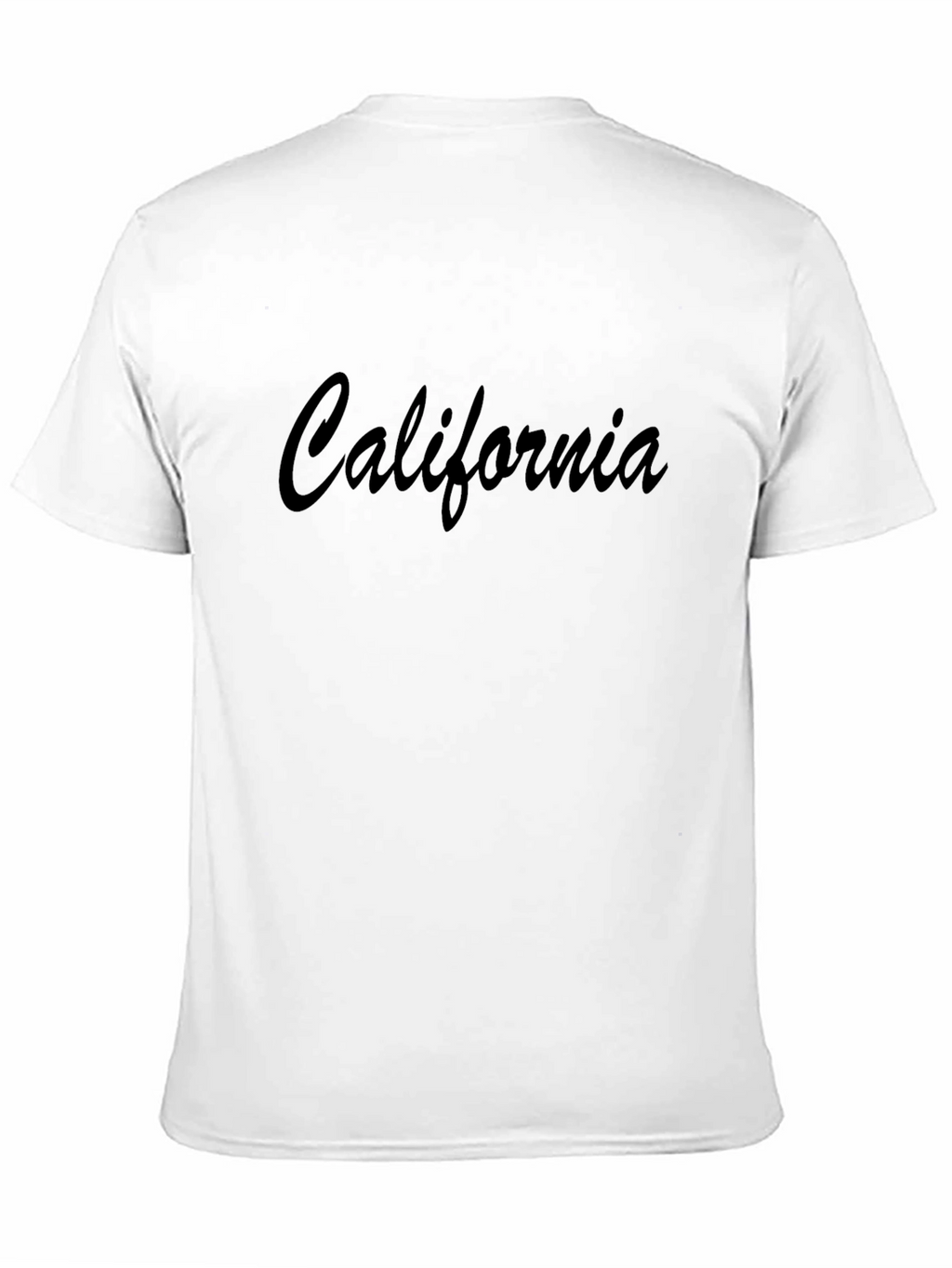 California Graphic Black Crew Neck T-Shirt