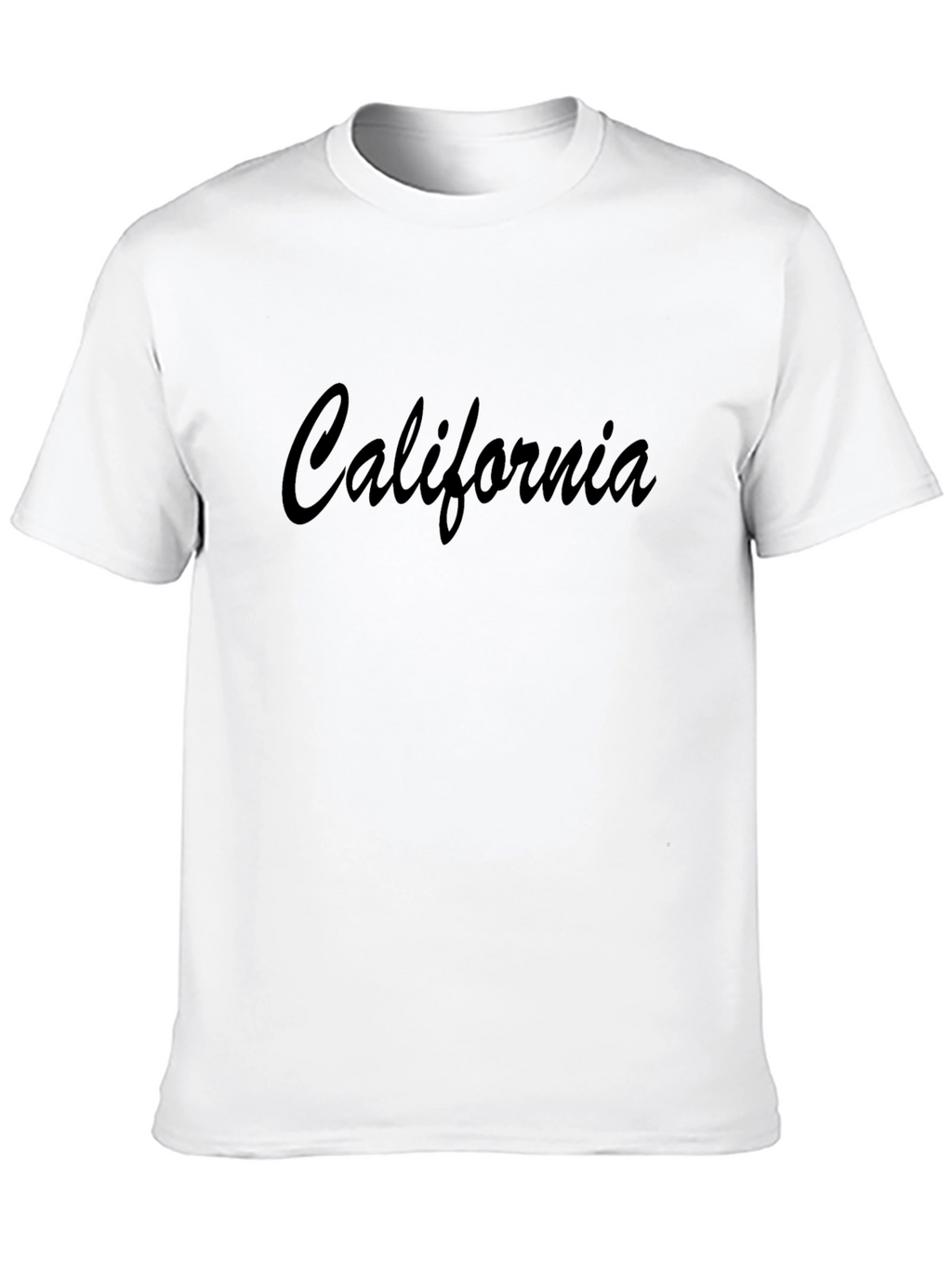 California Graphic Black Crew Neck T-Shirt
