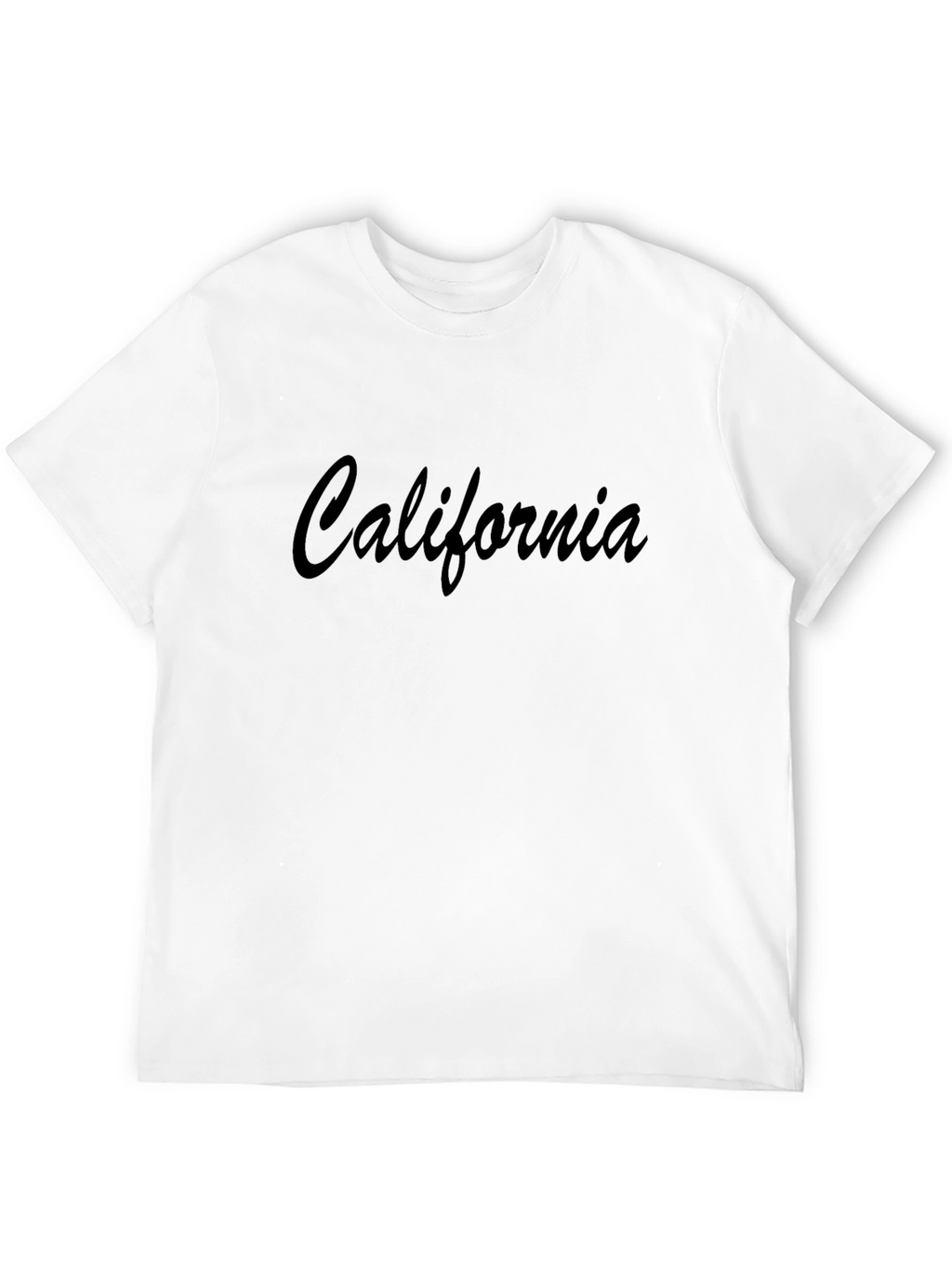California Graphic Black Crew Neck T-Shirt