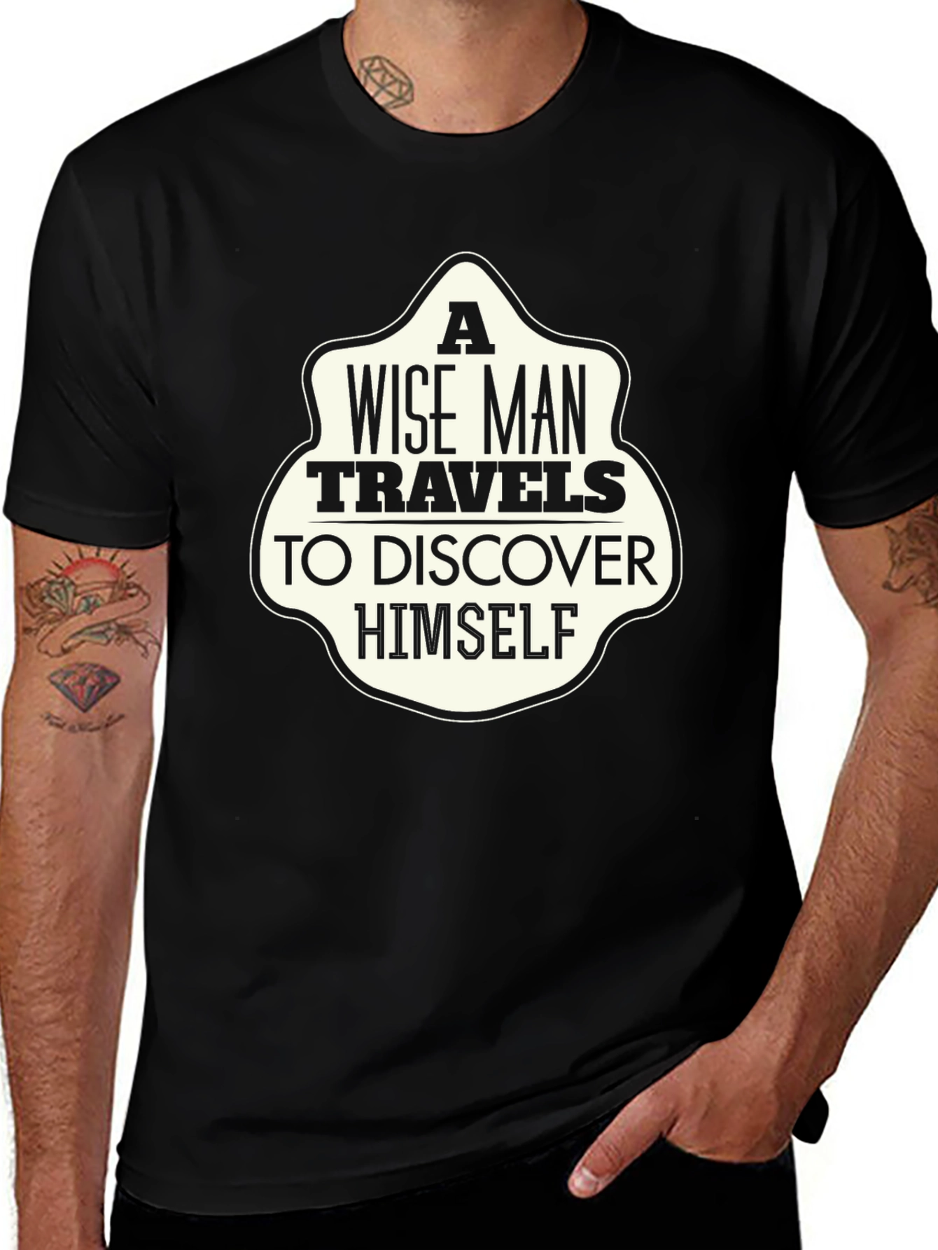 Wise Man Travels Graphic T-Shirt