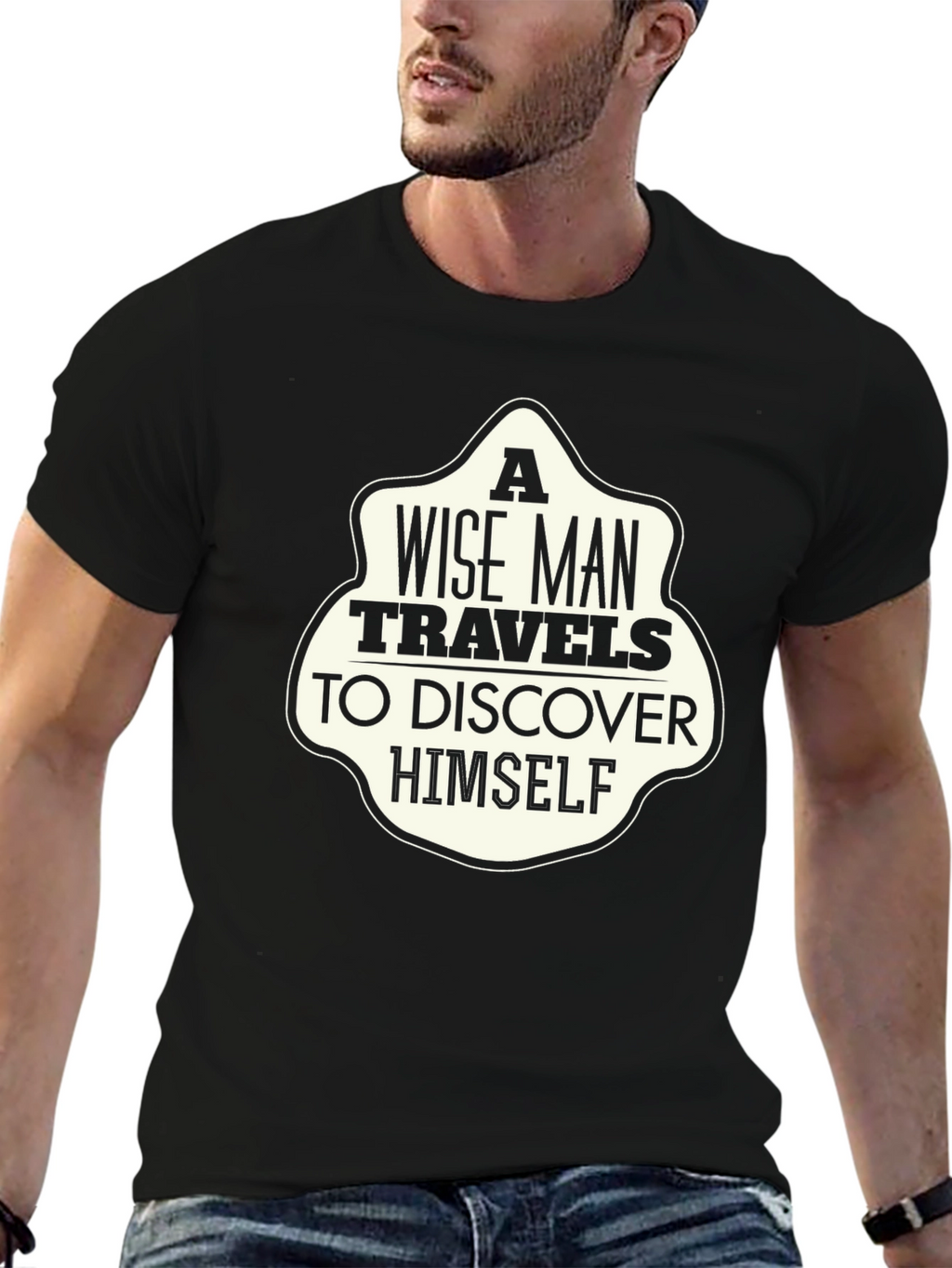 Wise Man Travels Graphic T-Shirt