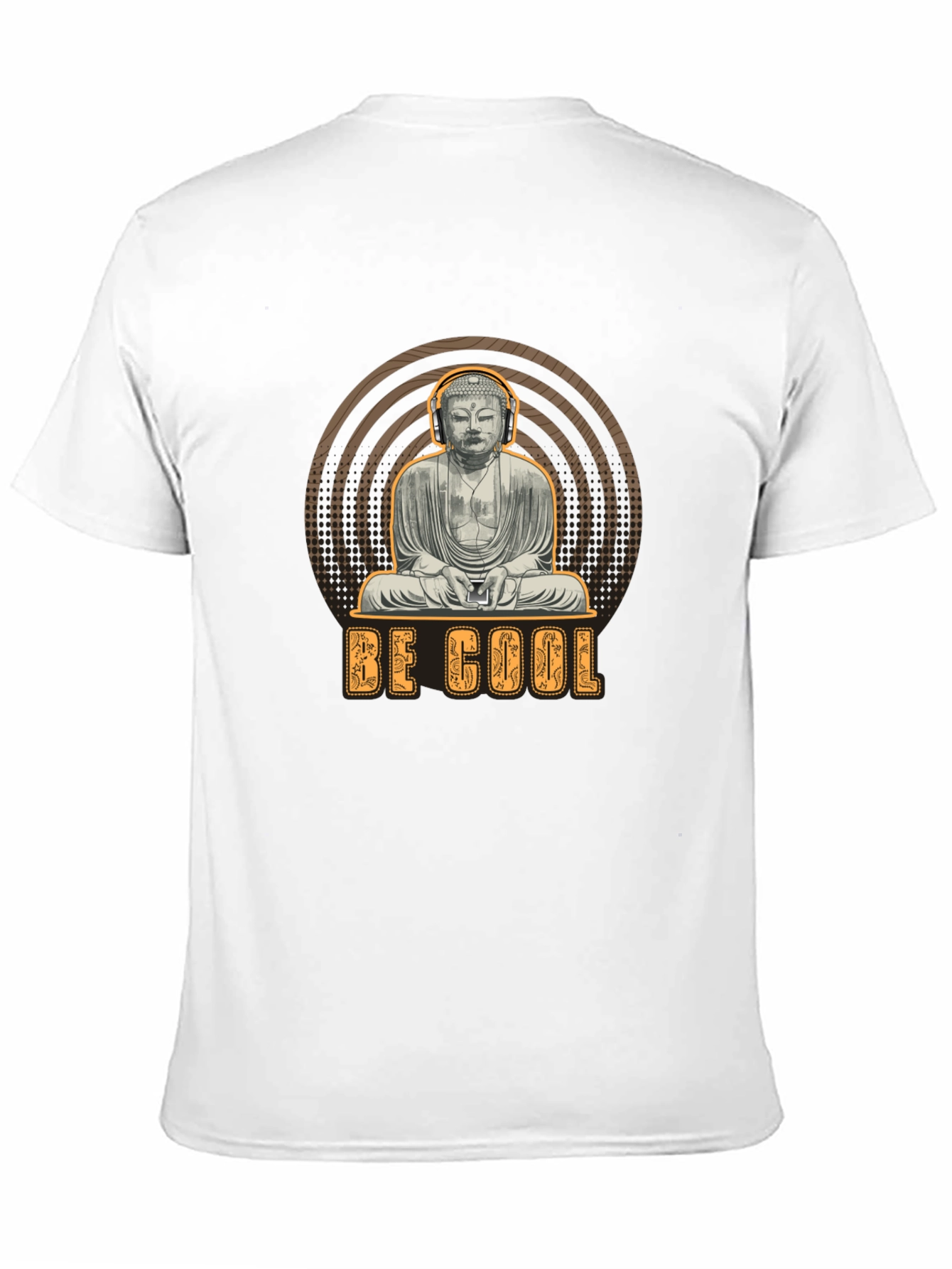 Cool Buddha Graphic T-Shirt - Zen Style Tee
