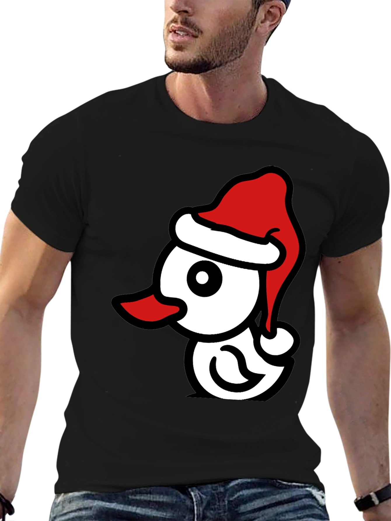 Festive Duck T-Shirt: Christmas Holiday Apparel