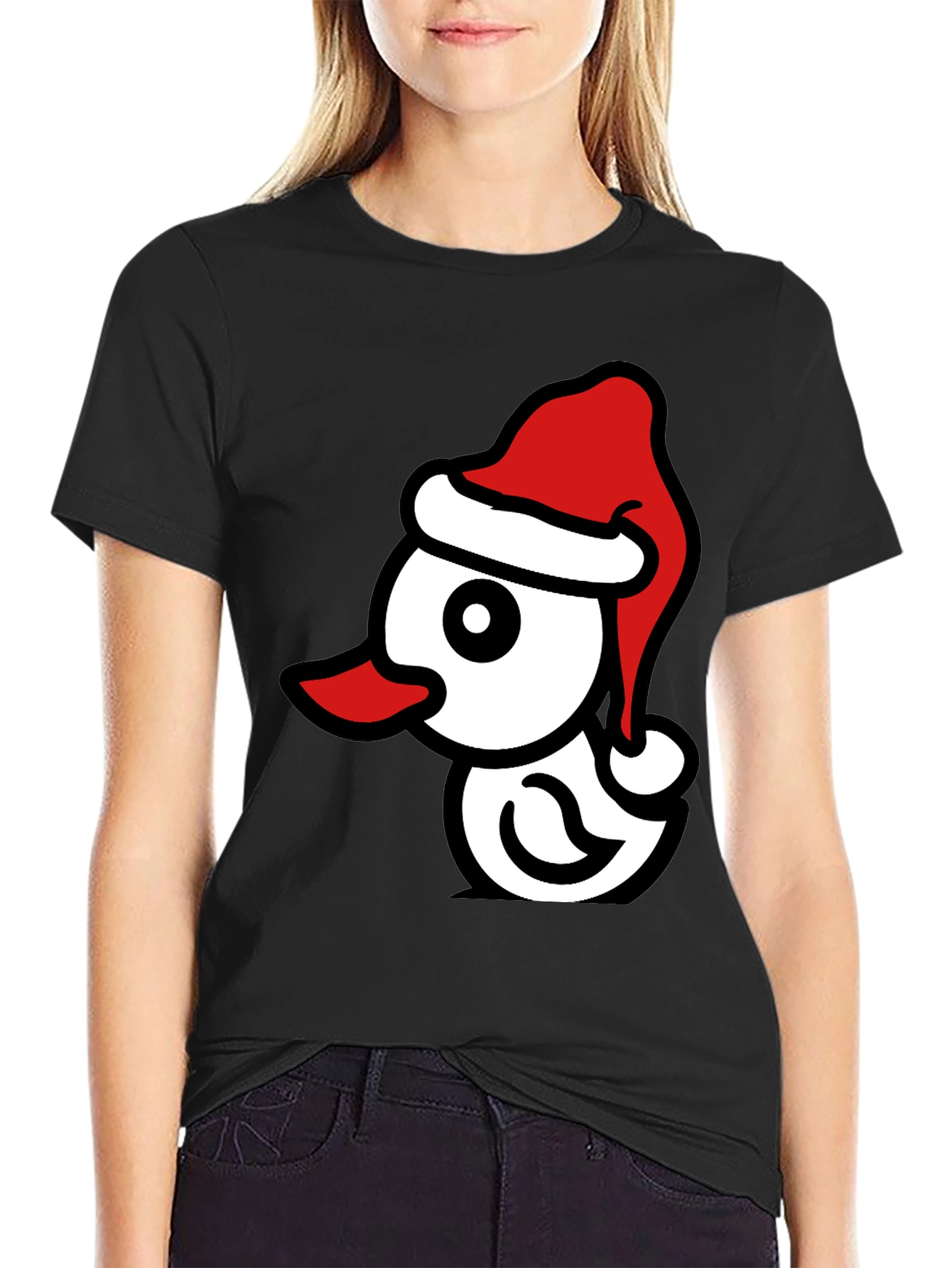Festive Duck T-Shirt: Christmas Holiday Apparel