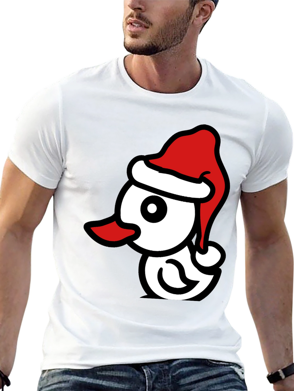 Festive Duck T-Shirt: Christmas Holiday Apparel