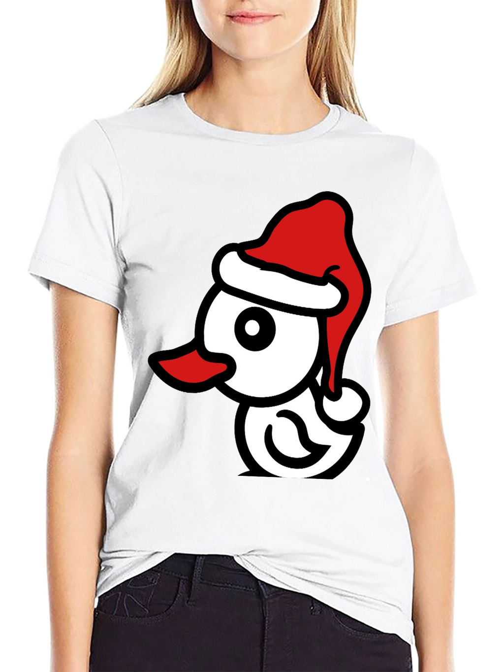 Festive Duck T-Shirt: Christmas Holiday Apparel