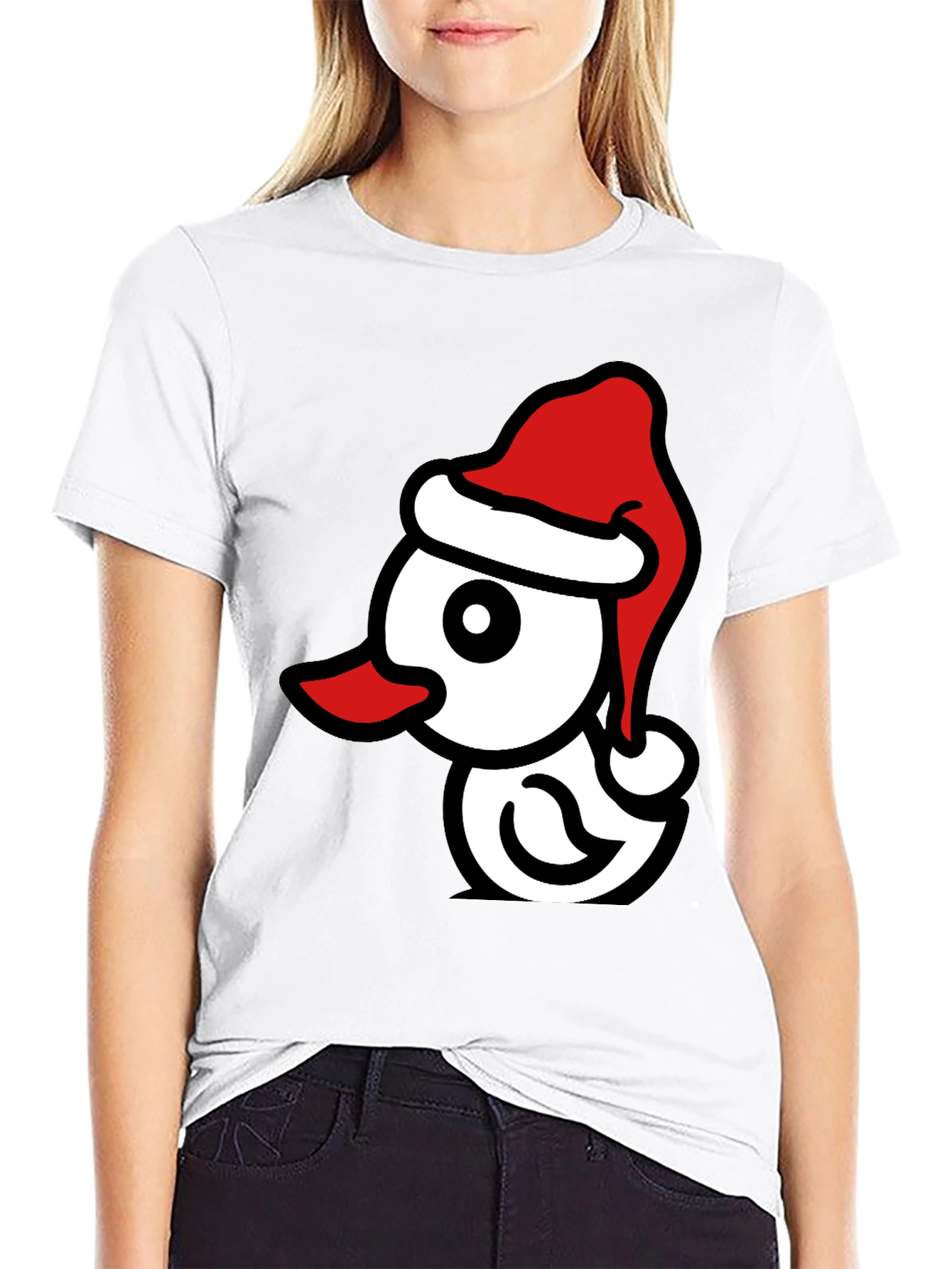 Festive Duck T-Shirt: Christmas Holiday Apparel