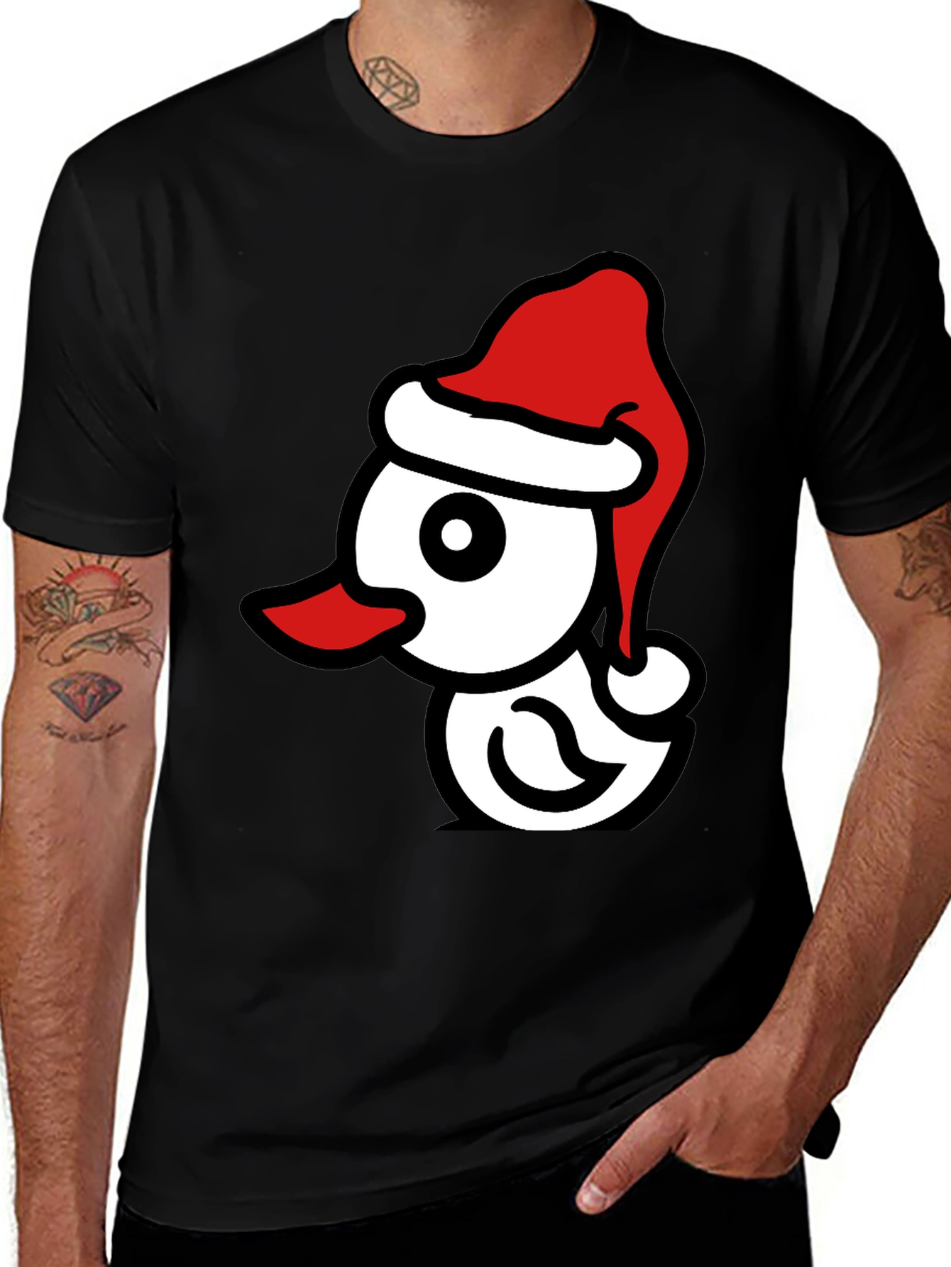 Festive Duck T-Shirt: Christmas Holiday Apparel