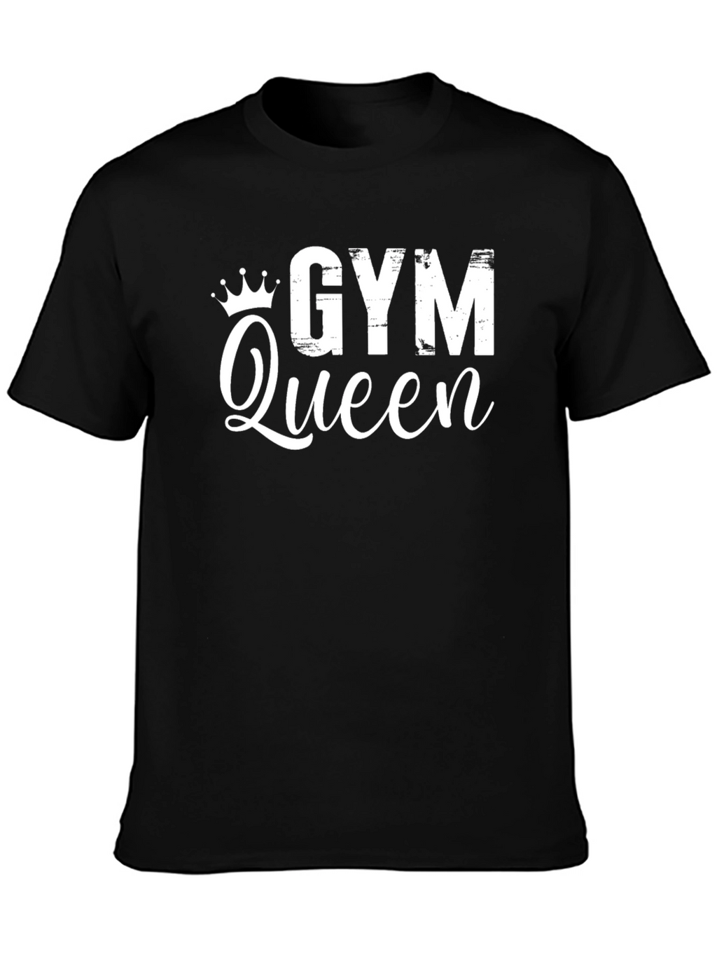 Gym Queen Black Graphic Tee