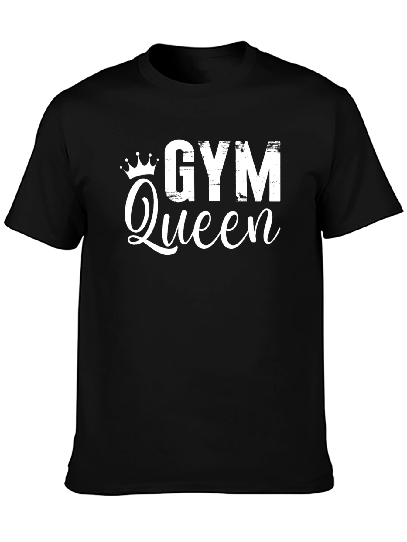Gym Queen Black Graphic Tee