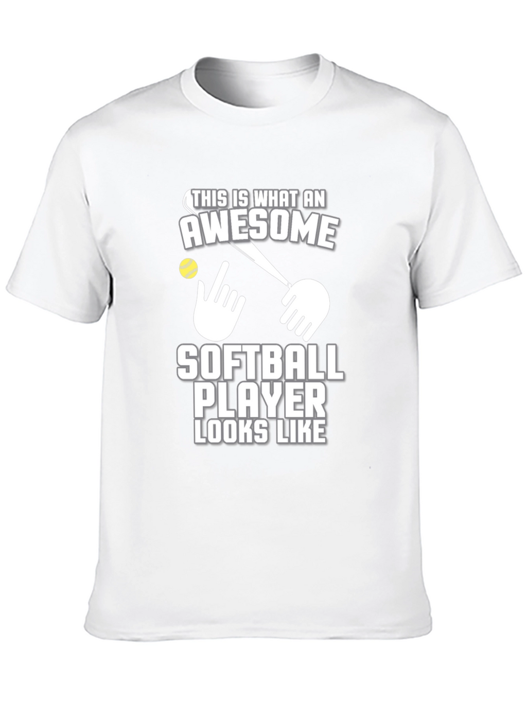 Awesome Softball Player T-Shirt