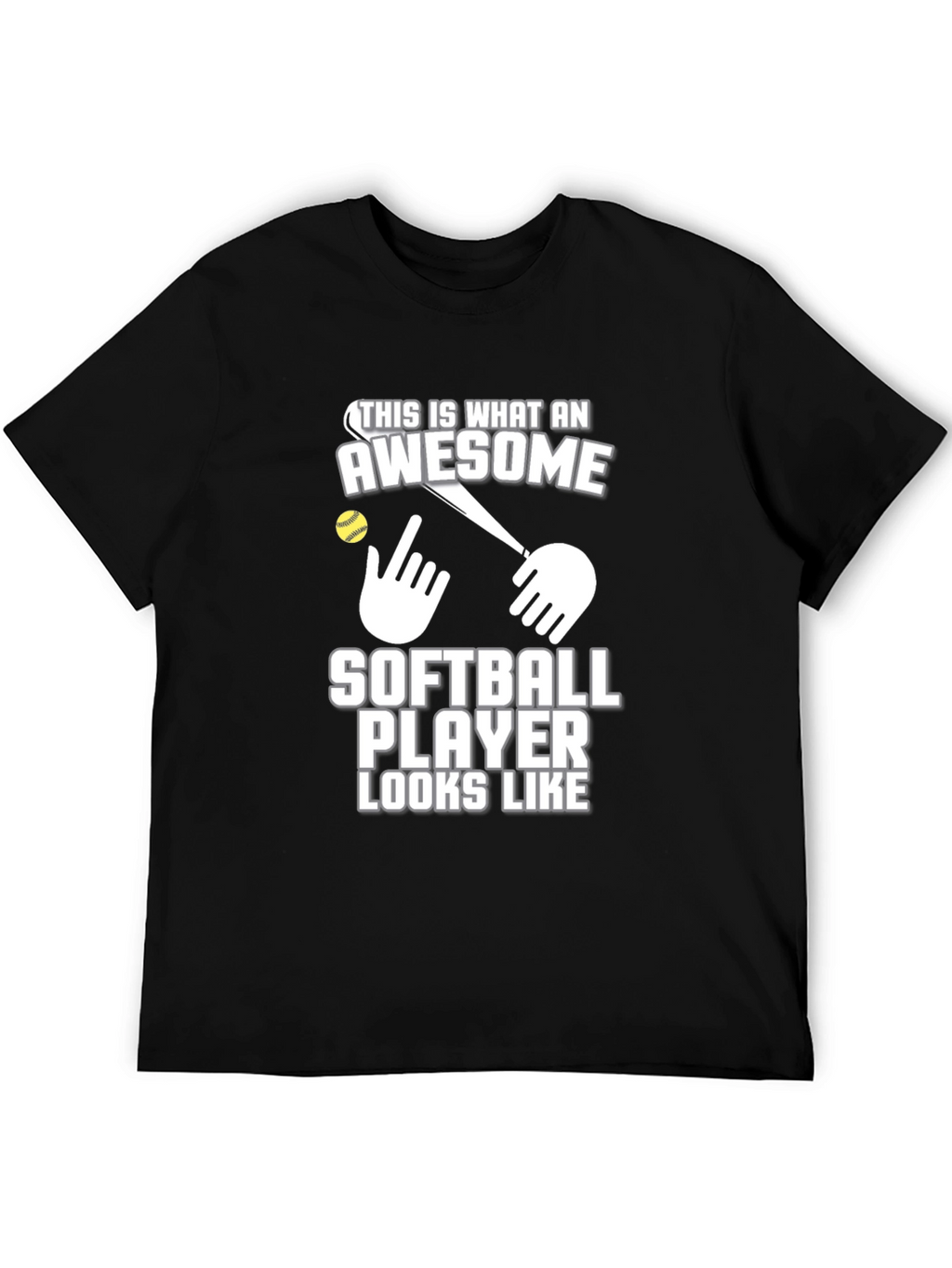 Awesome Softball Player T-Shirt