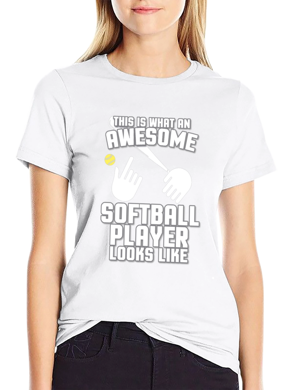 Awesome Softball Player T-Shirt