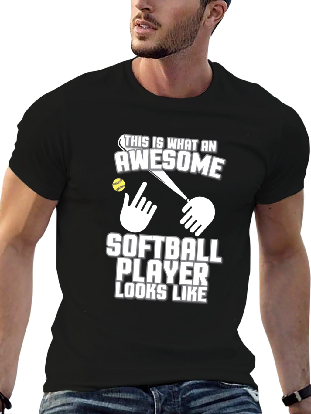Awesome Softball Player T-Shirt