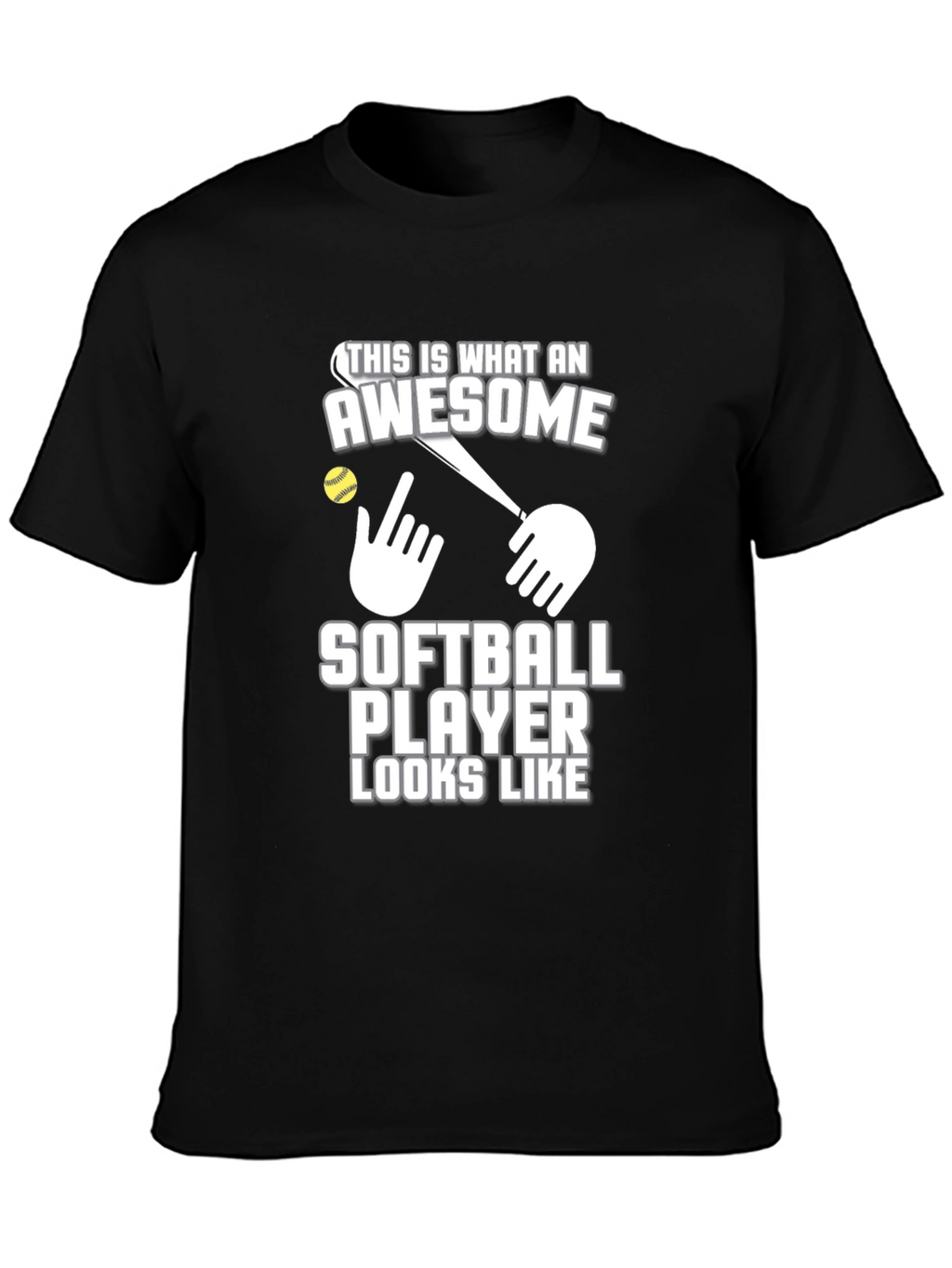 Awesome Softball Player T-Shirt