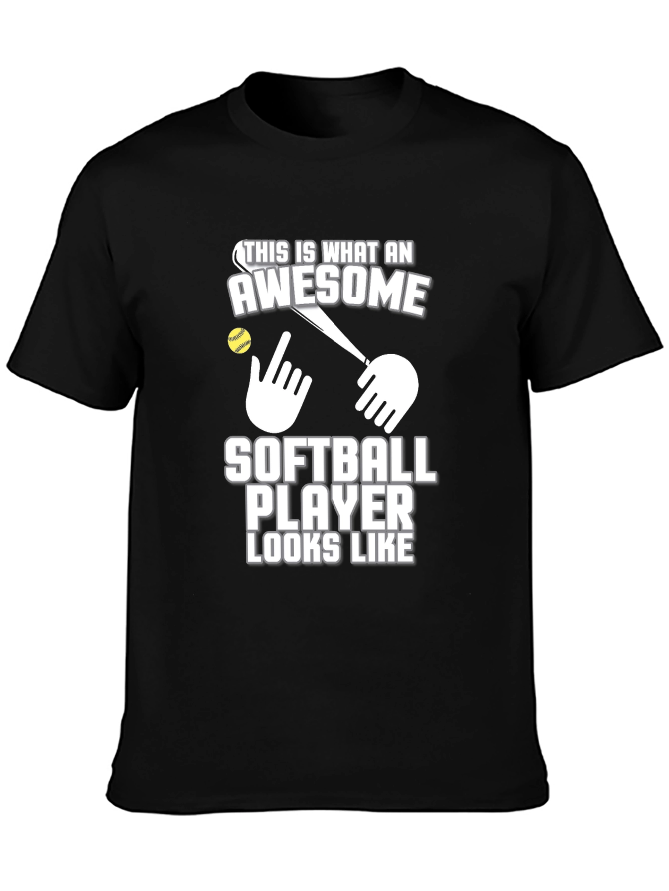Awesome Softball Player T-Shirt