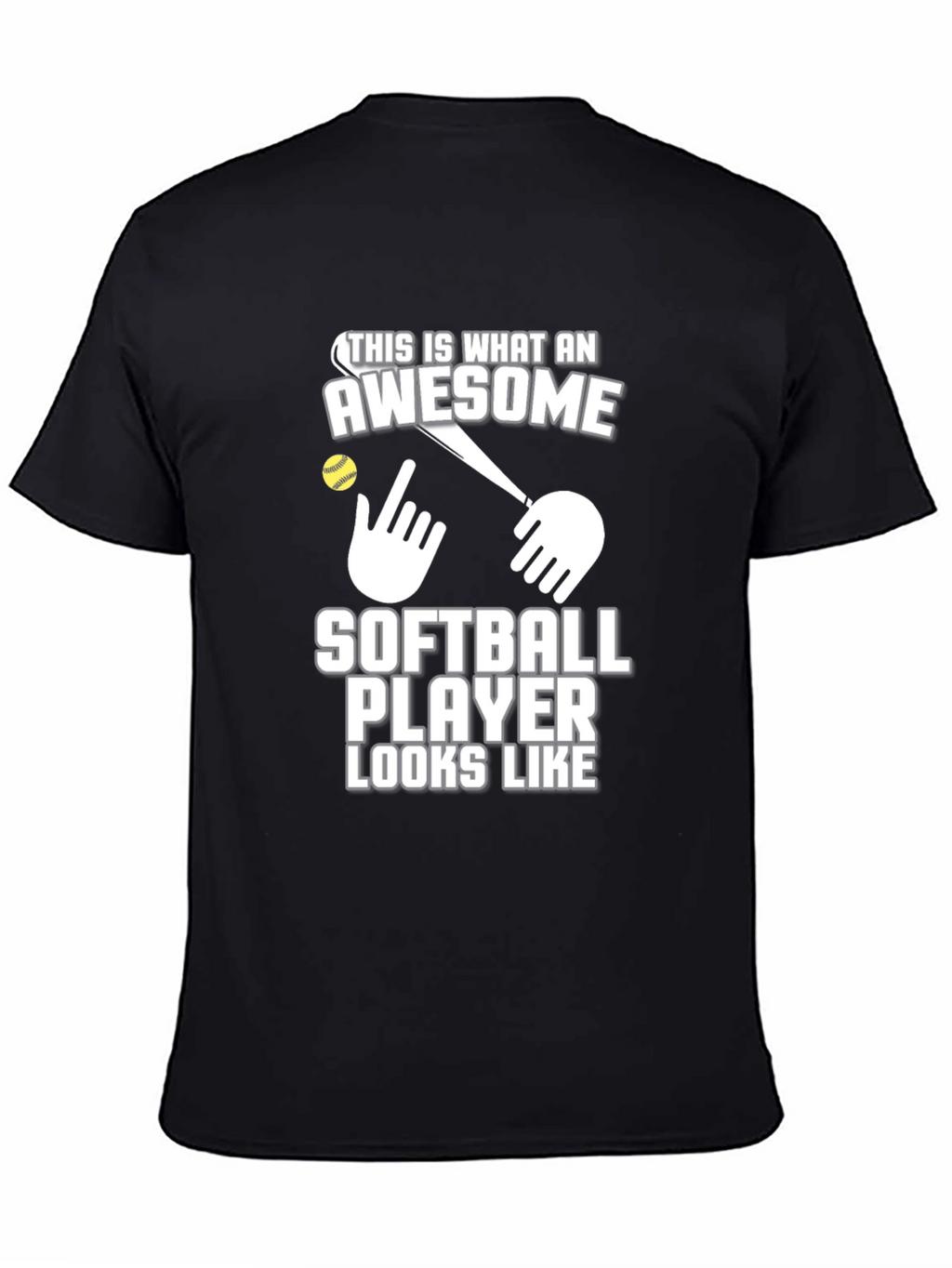 Awesome Softball Player T-Shirt