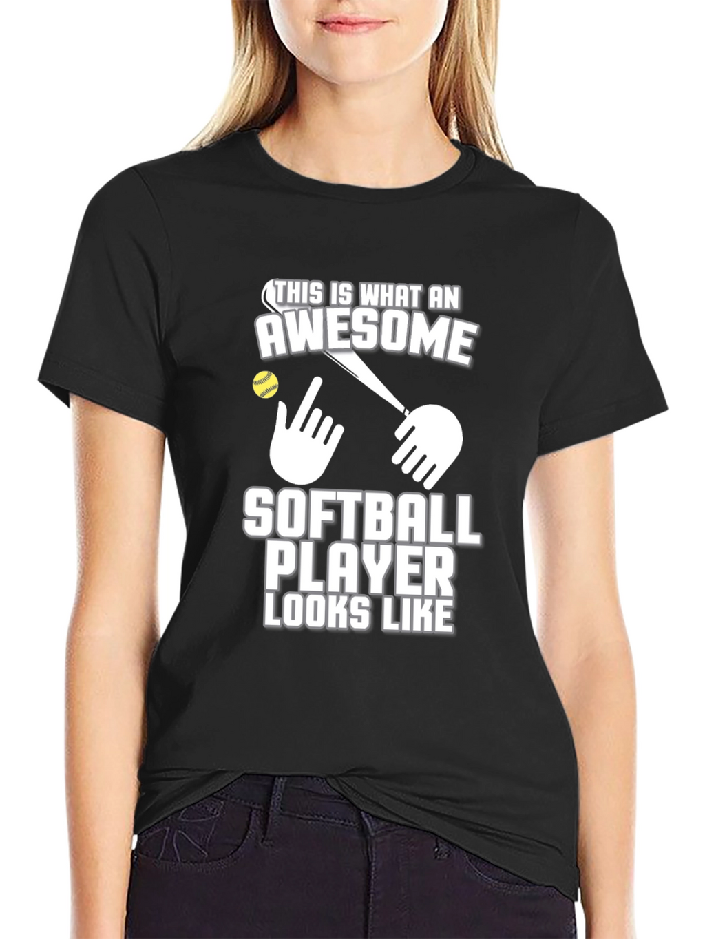 Awesome Softball Player T-Shirt
