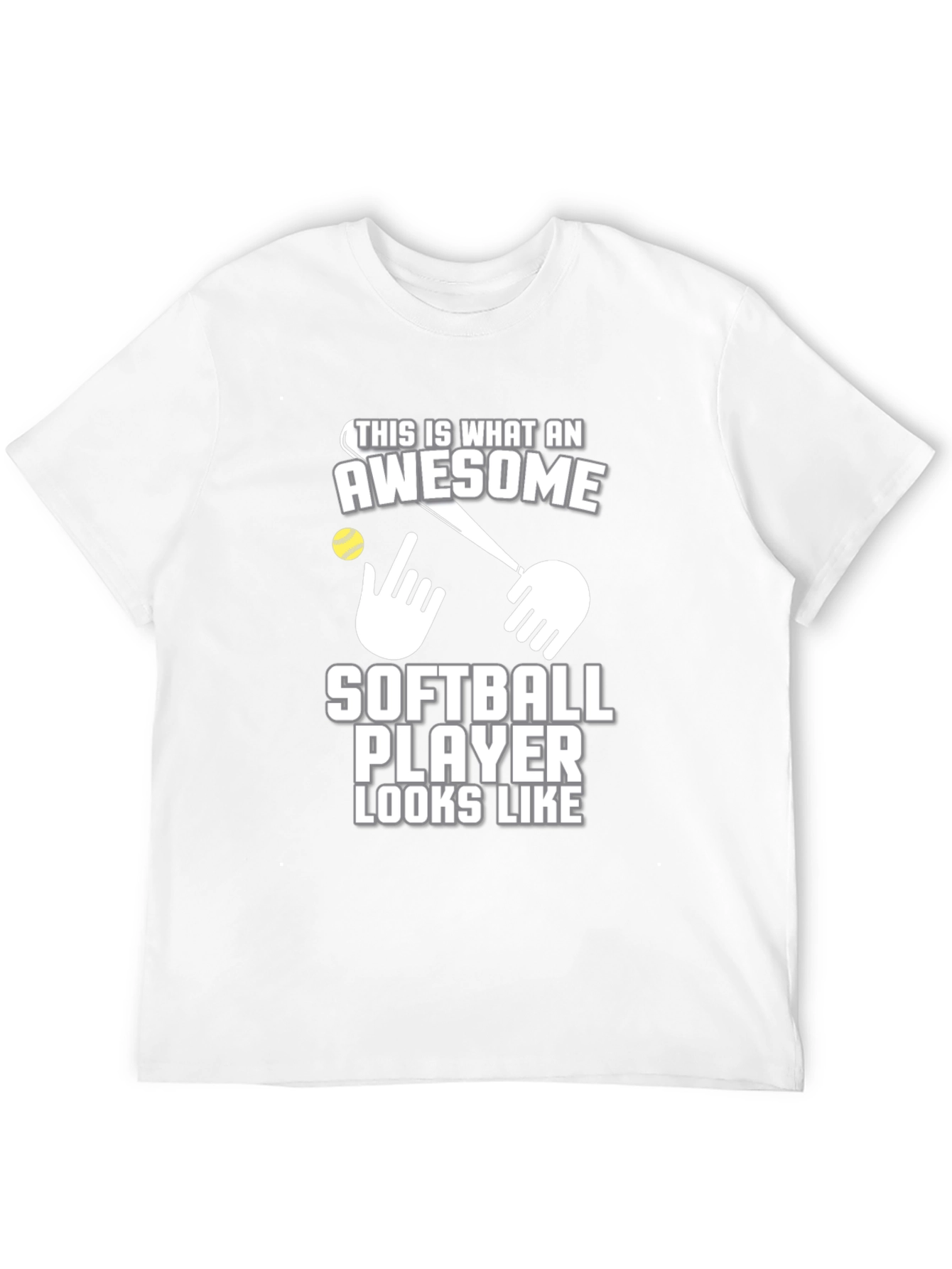 Awesome Softball Player T-Shirt