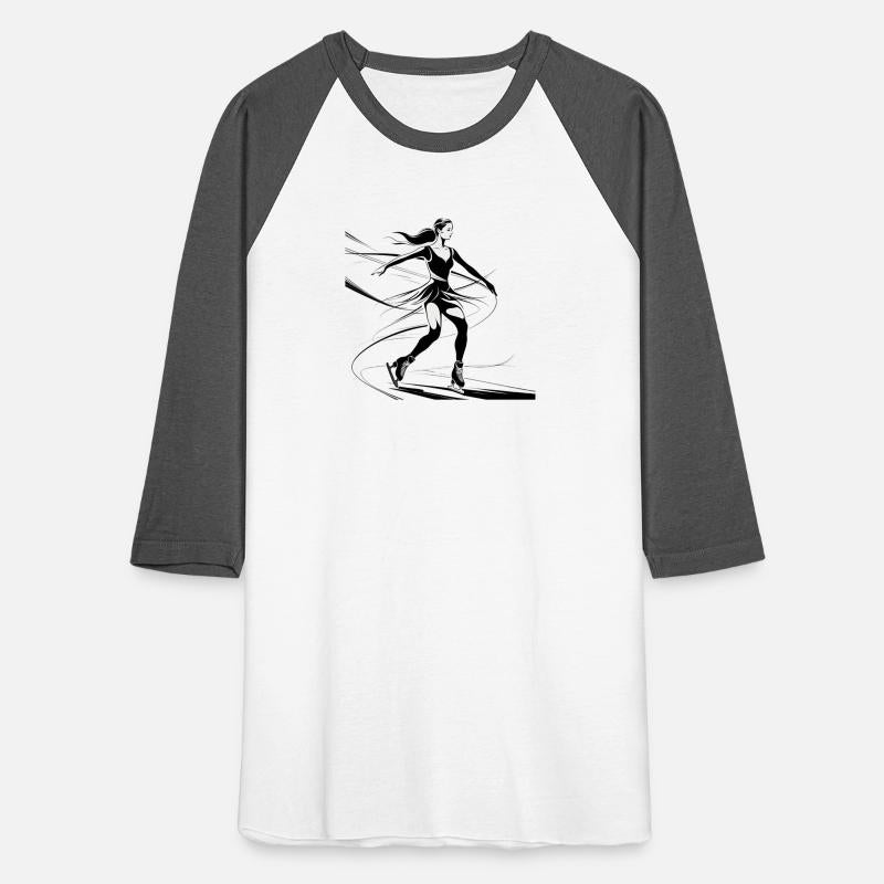 Grace on Ice Elegant Figure Skater Illustration