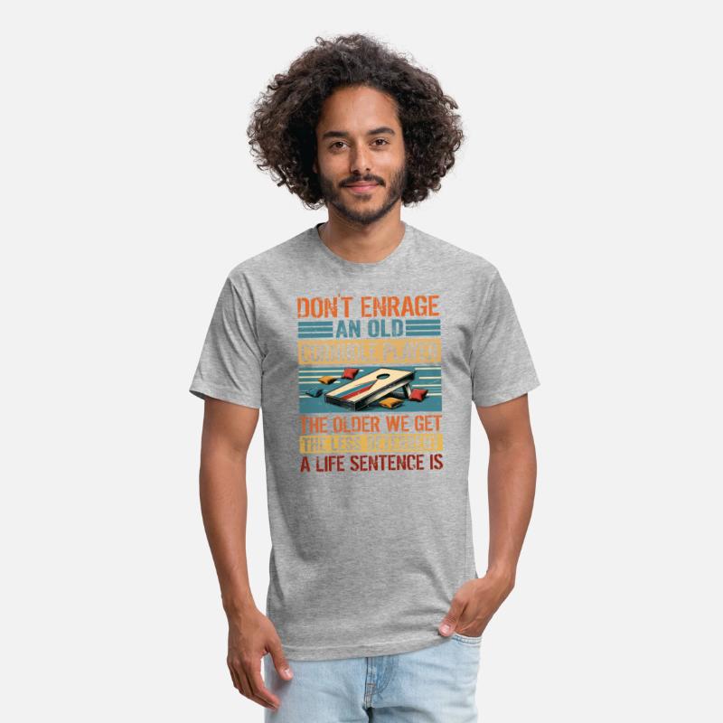 Grandpa Cornhole Senior Saying - Don't Enrage