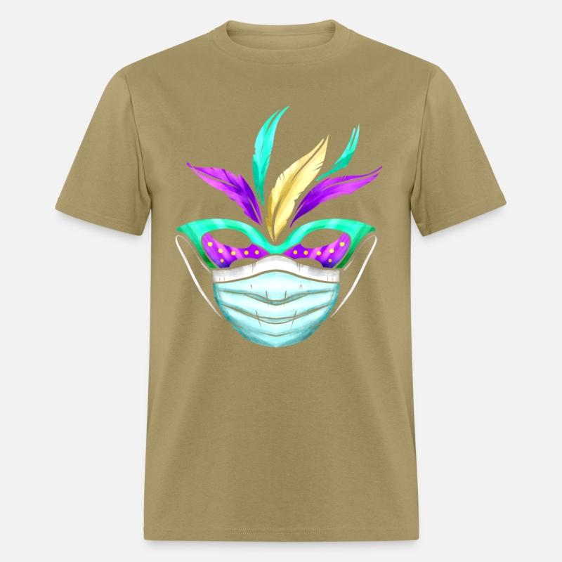 Green And Purple Masked Mask For Mardi Gras