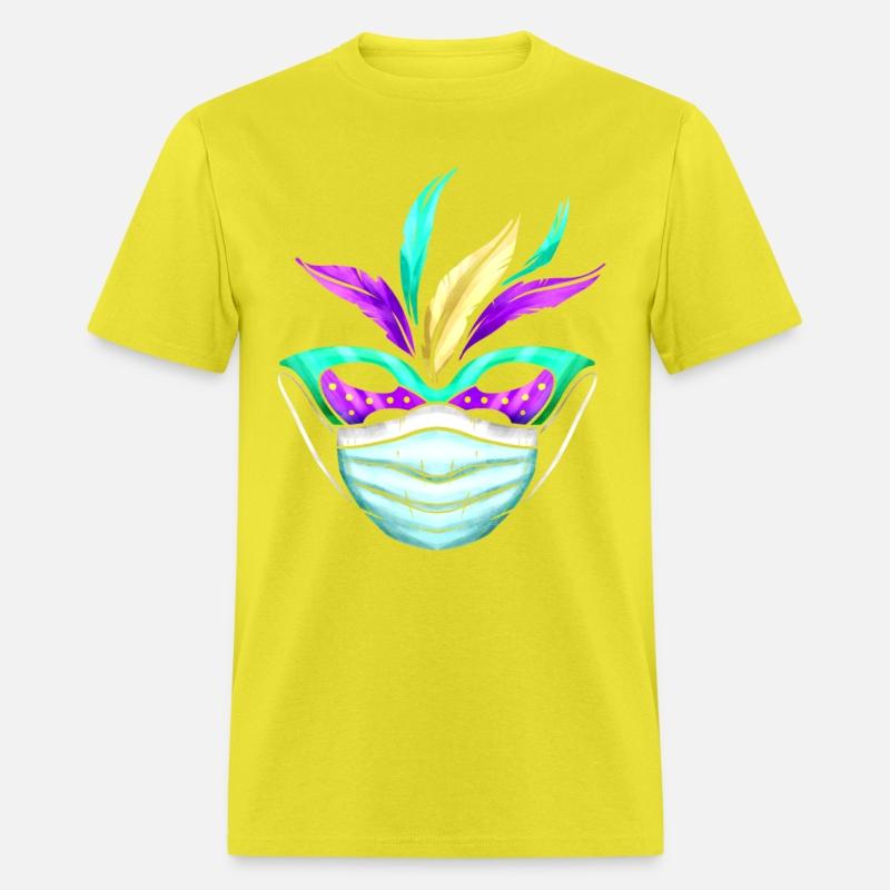 Green And Purple Masked Mask For Mardi Gras