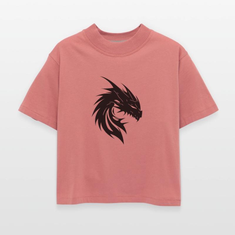 Grim Monster Dragon Tattoo Style