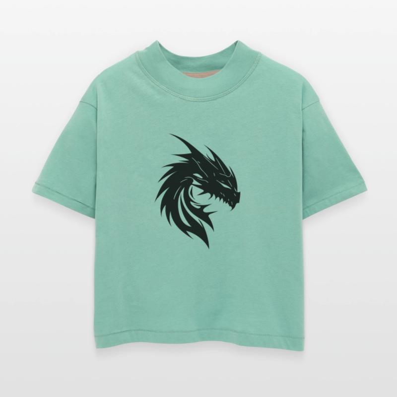 Grim Monster Dragon Tattoo Style