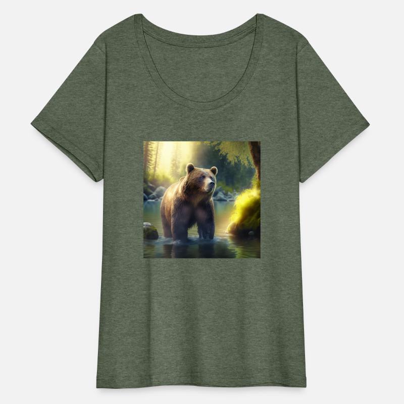 Grizzly out and about fishing