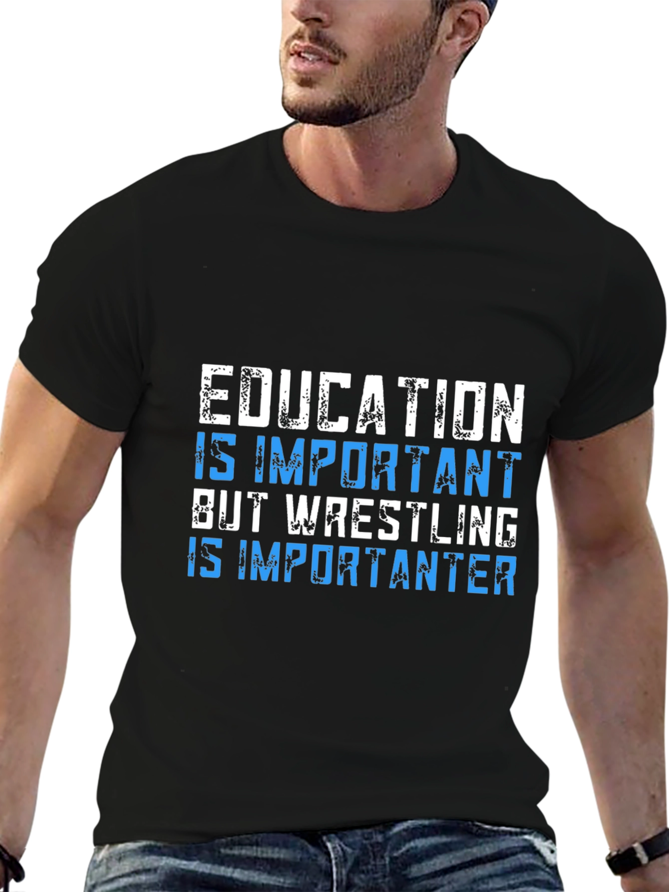 Education Important? Wrestling is Importanter T-Shirt