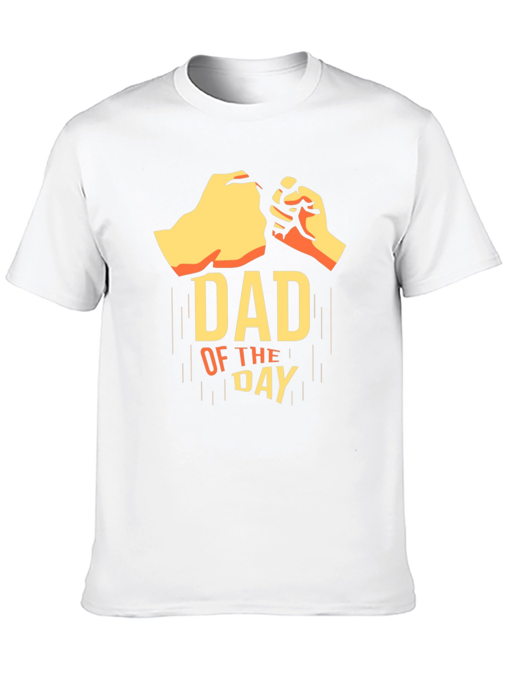 Dad of The Day Black Graphic Tee