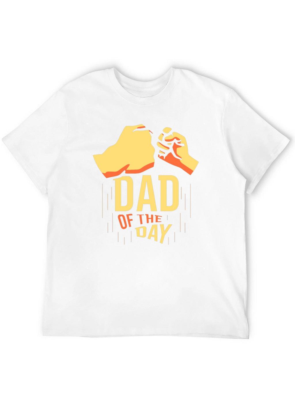 Dad of The Day Black Graphic Tee