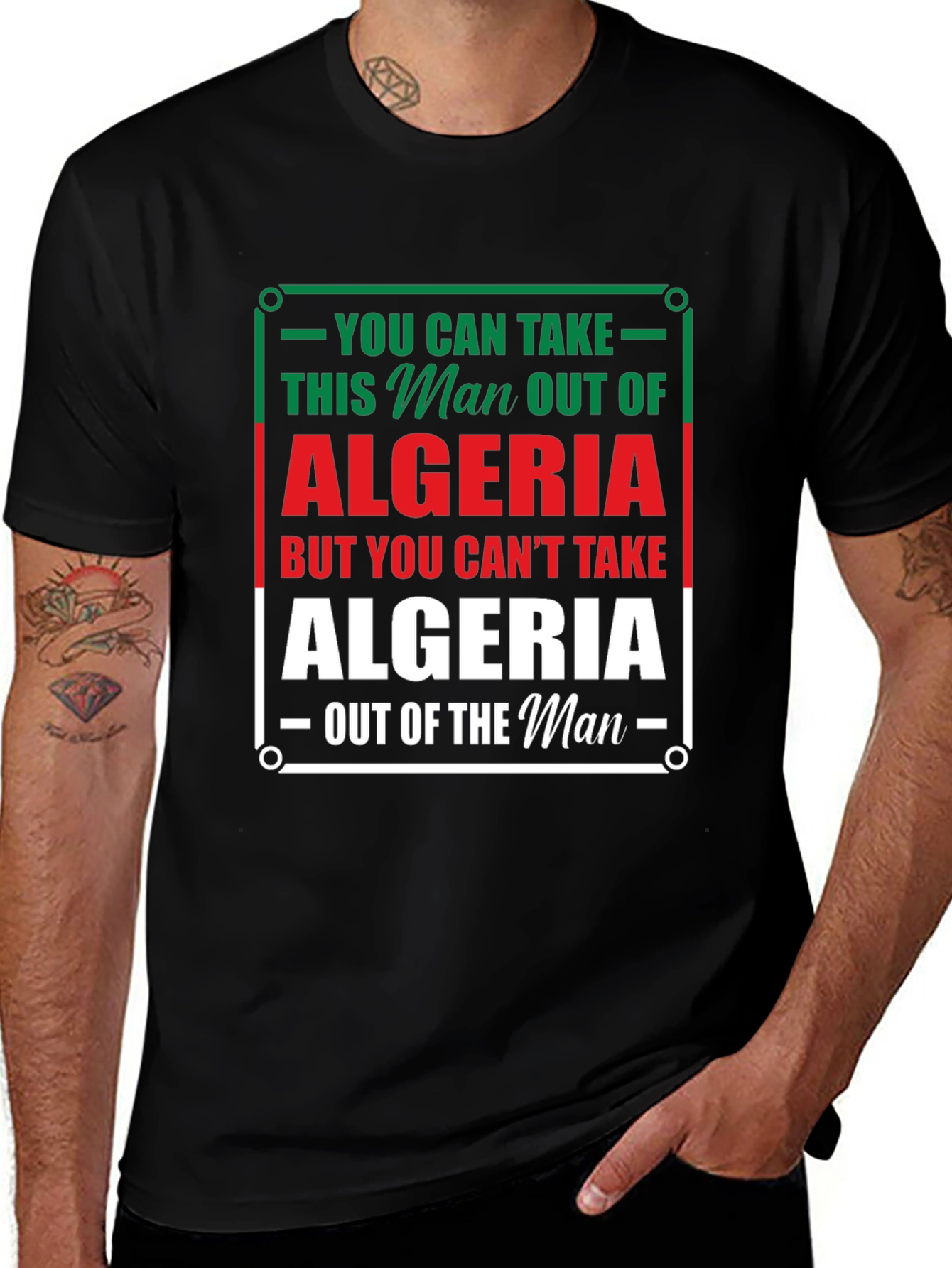 Algeria Pride T-Shirt - You Can Take the Man Out